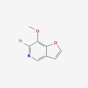 molecular formula C8H6BrNO2 B1523801 6-Bromo-7-methoxyfuro[3,2-c]pyridine CAS No. 1261366-01-1