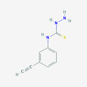 molecular formula C9H9N3S B1523806 3-Amino-1-(3-ethynylphenyl)thiourea CAS No. 1071638-49-7