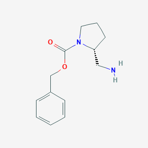 molecular formula C13H18N2O2 B152381 (r)-Benzyl 2-(aminomethyl)pyrrolidine-1-carboxylate CAS No. 1187931-23-2