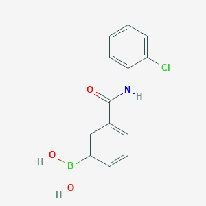 molecular formula C13H11BClNO3 B15238431 3-(2-Chlorophenylcarbamoyl)phenylboronic acid 
