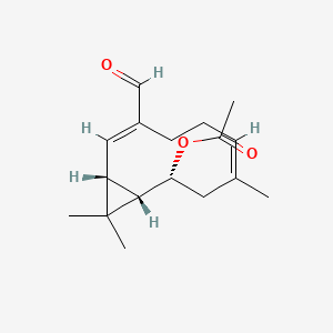 molecular formula C17H24O3 B15238436 Heishuixiecaolinea 