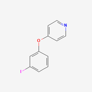 molecular formula C11H8INO B1523846 4-(3-Iodophenoxy)pyridine CAS No. 1249675-43-1