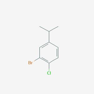 molecular formula C9H10BrCl B1523851 3-Bromo-4-chloroisopropylbenzene CAS No. 90350-25-7