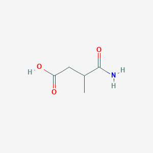 molecular formula C5H9NO3 B1523858 3-Carbamoyl-3-methylpropanoic acid CAS No. 873376-02-4
