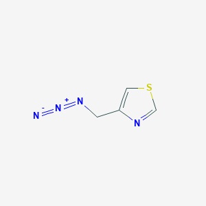 molecular formula C4H4N4S B1523861 4-(Azidomethyl)-1,3-thiazole CAS No. 1251034-67-9