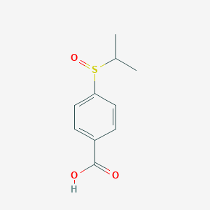 molecular formula C10H12O3S B1523876 4-(Propane-2-sulfinyl)benzoic acid CAS No. 72460-80-1