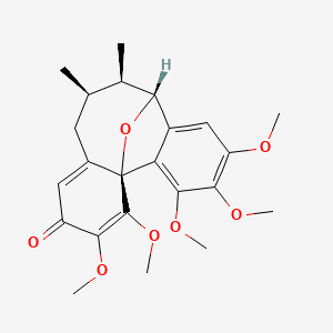 molecular formula C23H28O7 B15238819 KadsulignanA 