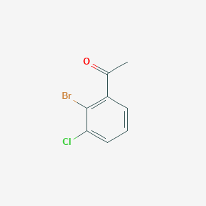 molecular formula C8H6BrClO B1523896 1-(2-Bromo-3-chlorophenyl)ethanone CAS No. 161957-60-4