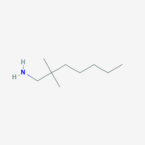 molecular formula C9H21N B1523909 2,2-Dimethylheptan-1-amine CAS No. 143689-06-9