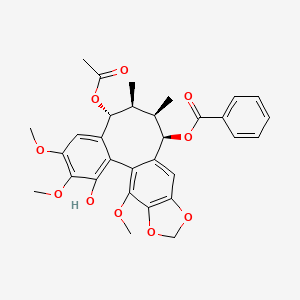 molecular formula C31H32O10 B15239646 kadsuphilol B 
