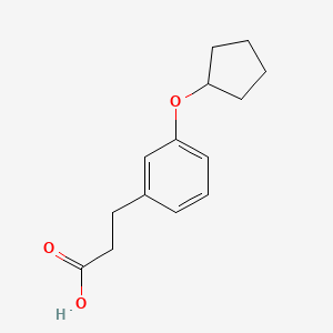 3-[3-(Cyclopentyloxy)phenyl]propanoic acid