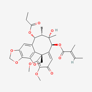 molecular formula C30H34O11 B15239738 HeteroclitalignanC 