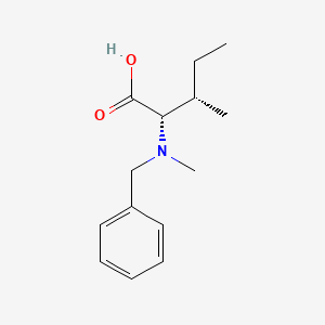 (2S,3S)-2-(Benzyl(methyl)amino)-3-methylpentanoic acid