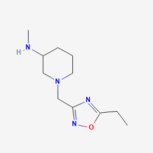 1-[(5-ethyl-1,2,4-oxadiazol-3-yl)methyl]-N-methylpiperidin-3-amine