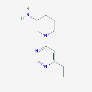 1-(6-Ethylpyrimidin-4-yl)piperidin-3-amine