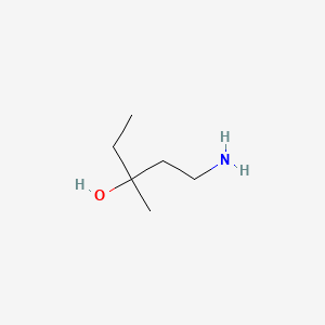 molecular formula C6H15NO B1523994 1-Amino-3-methylpentan-3-ol CAS No. 1368876-34-9