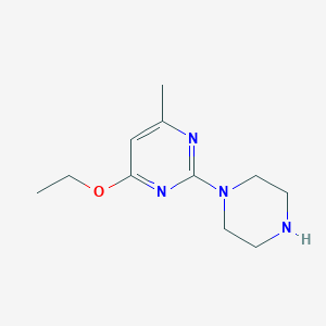4-Ethoxy-6-methyl-2-(piperazin-1-yl)pyrimidine