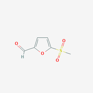 molecular formula C6H6O4S B1524002 5-methanesulfonylfuran-2-carbaldehyde CAS No. 7132-40-3