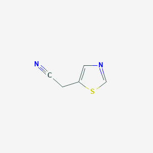 molecular formula C5H4N2S B1524008 2-(Thiazol-5-yl)acetonitrile CAS No. 50382-34-8