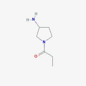 1-(3-Aminopyrrolidin-1-yl)propan-1-one