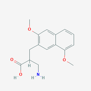 3-Amino-2-((3,8-dimethoxynaphthalen-2-yl)methyl)propanoic acid