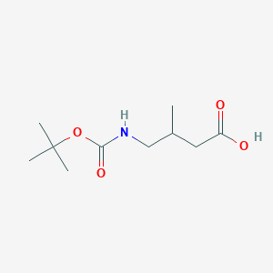 4-{[(Tert-butoxy)carbonyl]amino}-3-methylbutanoic acid
