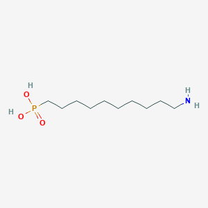 molecular formula C10H24NO3P B1524031 10-Aminodecylphosphonic acid CAS No. 859458-82-5
