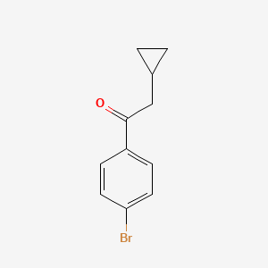 1-(4-Bromophenyl)-2-cyclopropylethanone