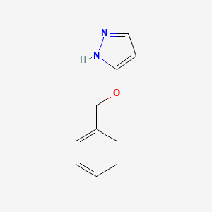 molecular formula C10H10N2O B1524041 3-(benzyloxy)-1H-pyrazole CAS No. 852471-13-7