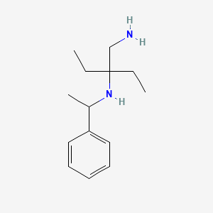 [3-(Aminomethyl)pentan-3-yl](1-phenylethyl)amine