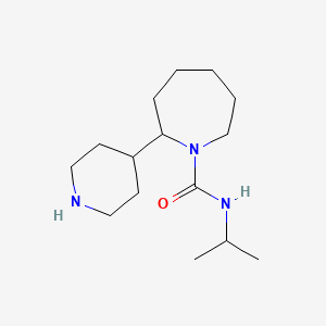 2-(piperidin-4-yl)-N-(propan-2-yl)azepane-1-carboxamide