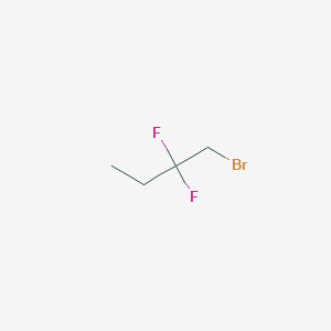molecular formula C4H7BrF2 B1524055 1-Bromo-2,2-difluorobutane CAS No. 428-61-5