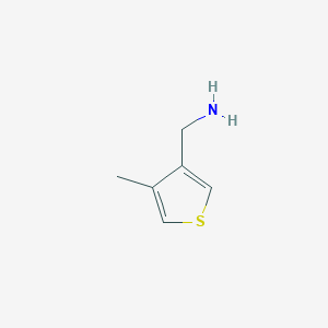 molecular formula C6H9NS B1524058 (4-Methylthiophen-3-yl)methanamine CAS No. 104163-38-4
