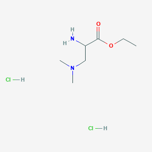 Ethyl 2-amino-3-(dimethylamino)propanoate dihydrochloride