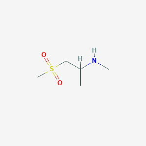 (1-Methanesulfonylpropan-2-yl)(methyl)amine