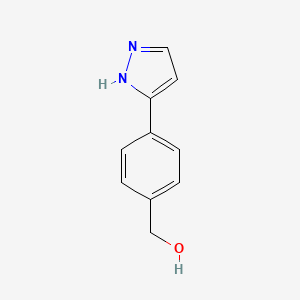 (4-(1H-pyrazol-3-yl)phenyl)methanol