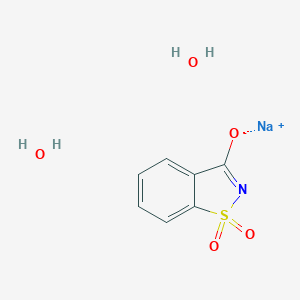 molecular formula C7H8NNaO5S B152408 糖精钠二水合物 CAS No. 6155-57-3