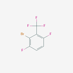 molecular formula C7H2BrF5 B1524080 2-Bromo-3,6-difluorobenzotrifluoride CAS No. 1242339-93-0