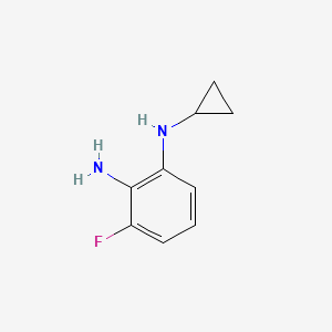 1-N-cyclopropyl-3-fluorobenzene-1,2-diamine