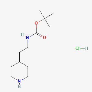 tert-Butyl (2-(piperidin-4-yl)ethyl)carbamate hydrochloride