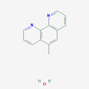 molecular formula C13H12N2O B15240968 5-Methyl-1,10-phenanthroline hydrate CAS No. 855360-81-5