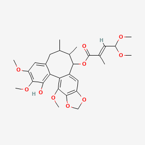 molecular formula C29H36O10 B15240997 KadsuralignanG 