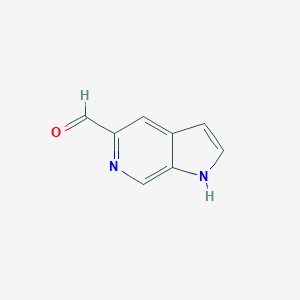 molecular formula C8H6N2O B152410 1H-Pyrrolo[2,3-c]pyridine-5-carbaldehyde CAS No. 130473-26-6