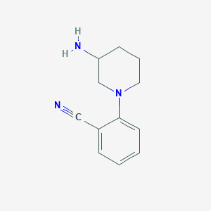 2-(3-Aminopiperidin-1-yl)benzonitrile