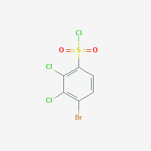 molecular formula C6H2BrCl3O2S B1524114 4-Bromo-2,3-dichlorobenzenesulfonyl chloride CAS No. 1208076-85-0