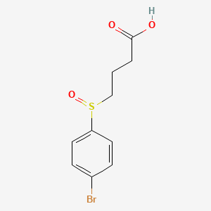 molecular formula C10H11BrO3S B1524118 4-(4-Bromobenzenesulfinyl)butanoic acid CAS No. 1248054-79-6