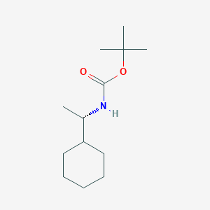 molecular formula C13H25NO2 B15241184 tert-Butyl(S)-(1-cyclohexylethyl)carbamate 