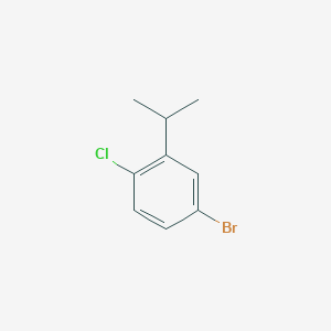 molecular formula C9H10BrCl B1524121 5-Bromo-2-chloroisopropylbenzene CAS No. 90350-28-0