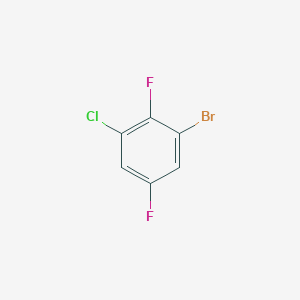 molecular formula C6H2BrClF2 B1524122 1-Bromo-3-chloro-2,5-difluorobenzene CAS No. 1160573-67-0