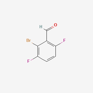 molecular formula C7H3BrF2O B1524125 2-Bromo-3,6-difluorobenzaldehyde CAS No. 934987-26-5